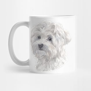 Maltese Watercolor Art Mug